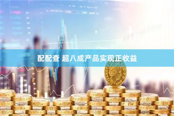 配配查 超八成产品实现正收益
